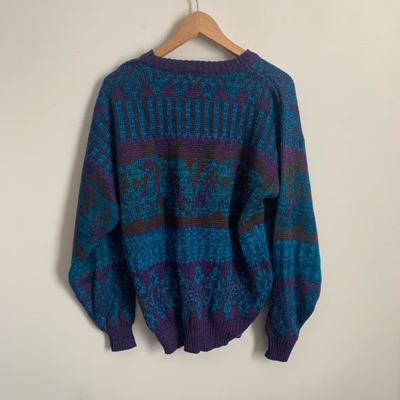 Vintage / retro 90’s sweater Melange - Picture 4 of 6